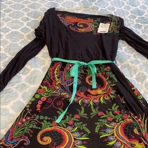 Desigual Stella Dress Long Sleeve NWT